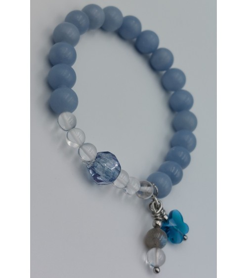 Bracelet angélite bleu ciel